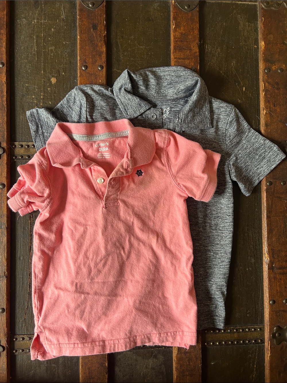 Two 2T short sleeve polos